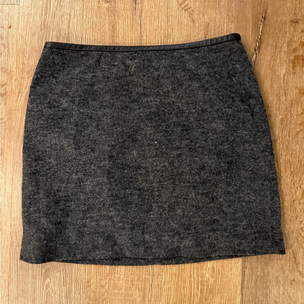 Madewell wool mini skirt